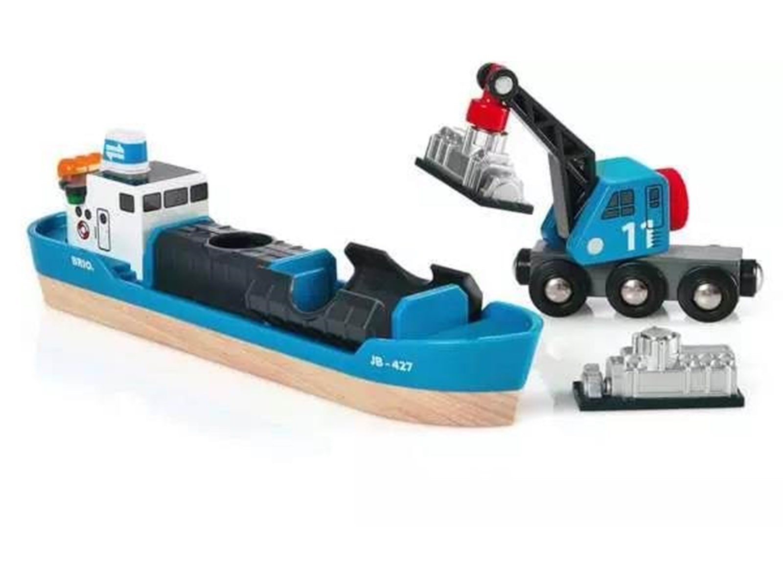 Brio Freight Ship & Crane Brio Freight Ship & Crane